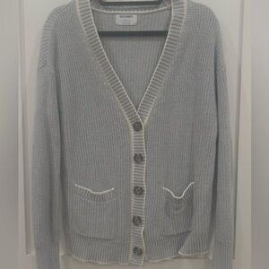Old Navy Gray Blue Knit Sweater
